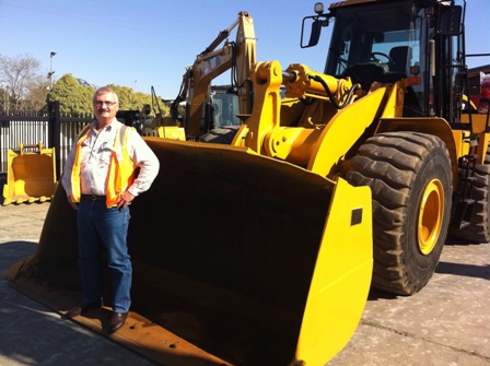 Cat 956 loader and Peter